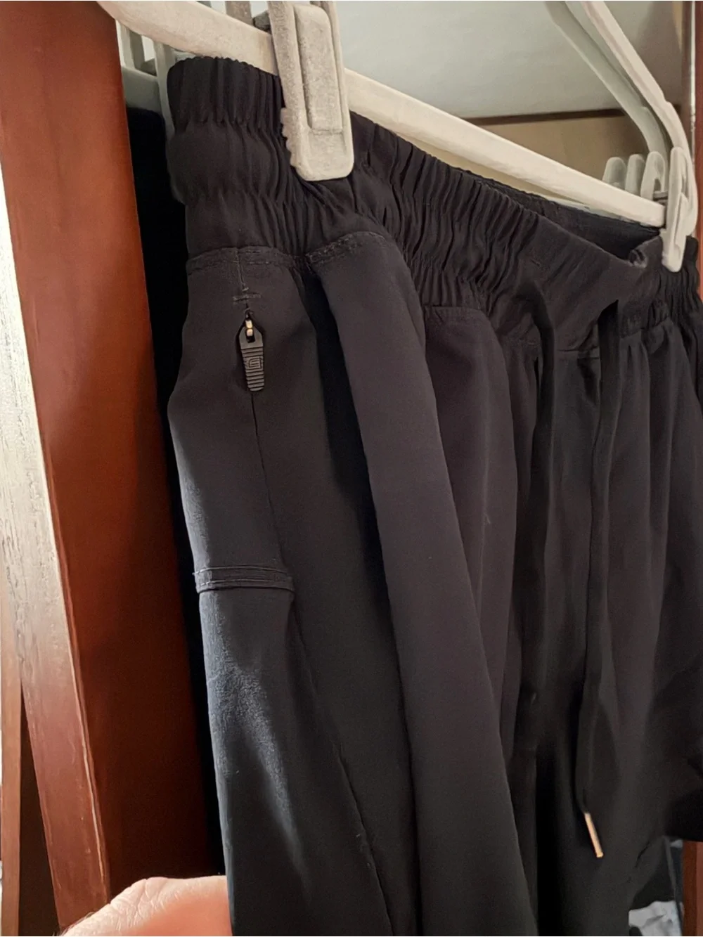 Men's CRZ Yoga Black Athletic Drawstring Shorts - XL